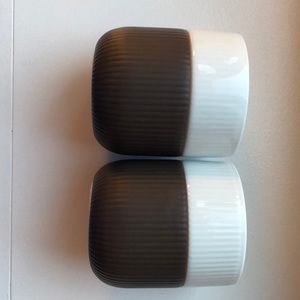 Royal Copenhagen Contrast flutet coffee mugs